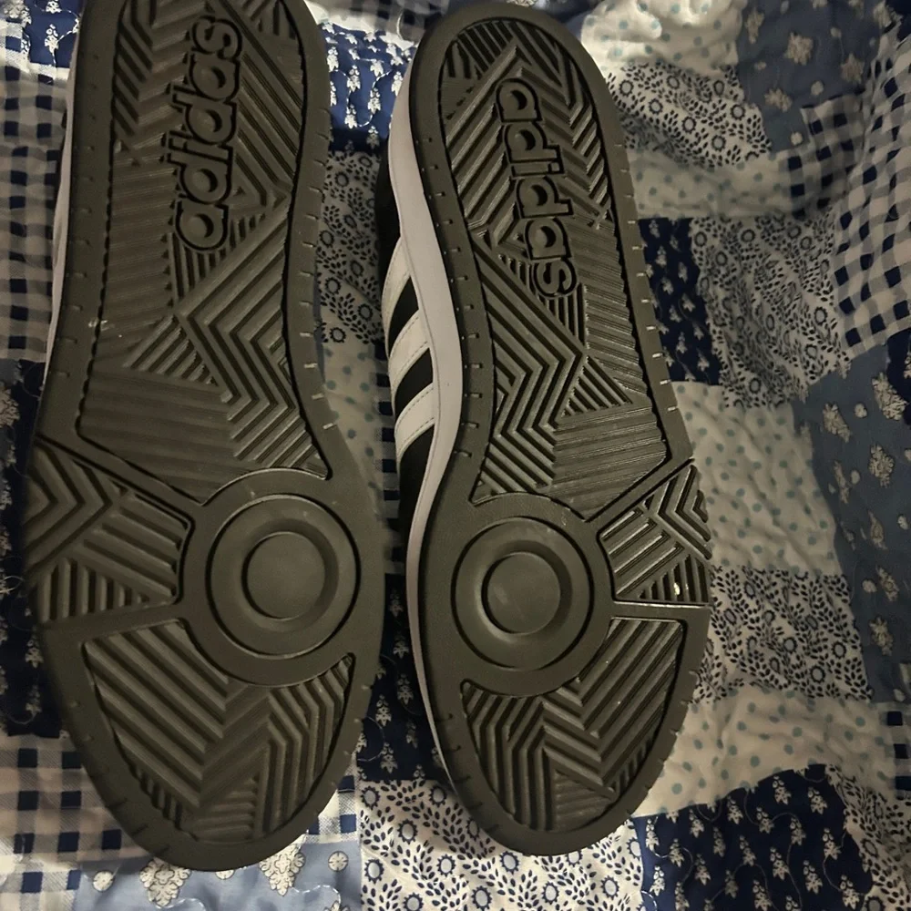 Adidas Classic Black and White Striped Shoes men’s - Picture 8 of 14